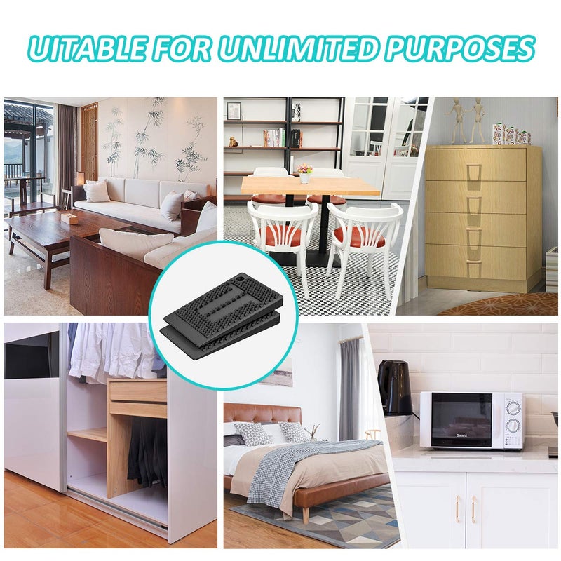 SUPERUS Plastic Shims for Leveling - 36 Piece Jar, Strong and Durable Table Wedges, DIY Levelers for Furniture, Chair, Cabinet, Table Leg, Restaurant - Adjustable Multipurpose Furniture Levelers - Image 4